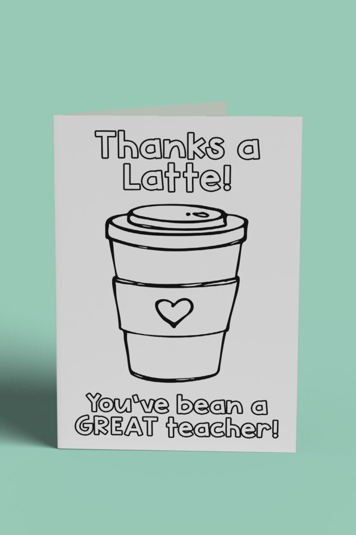 10 Free Printable Teacher Appreciation Cards to Color