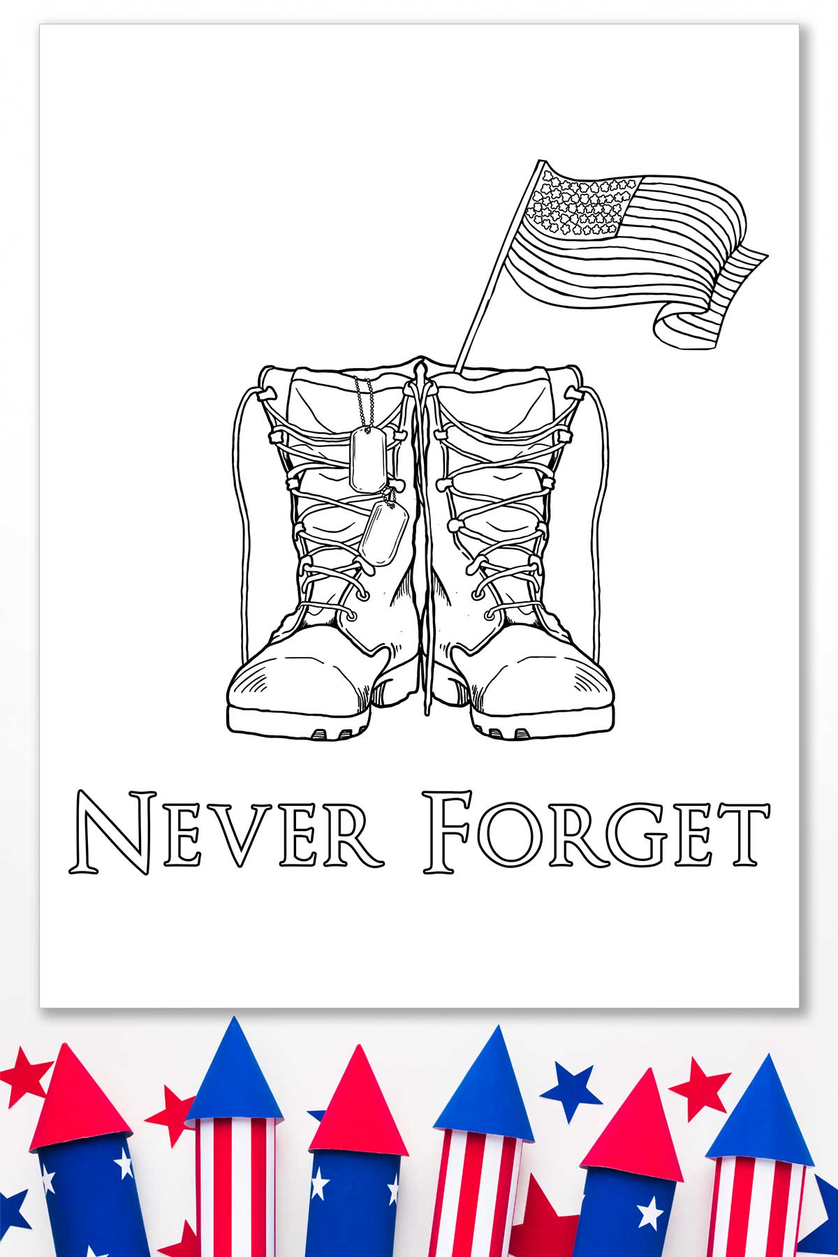 Printable Memorial Day Coloring Pages