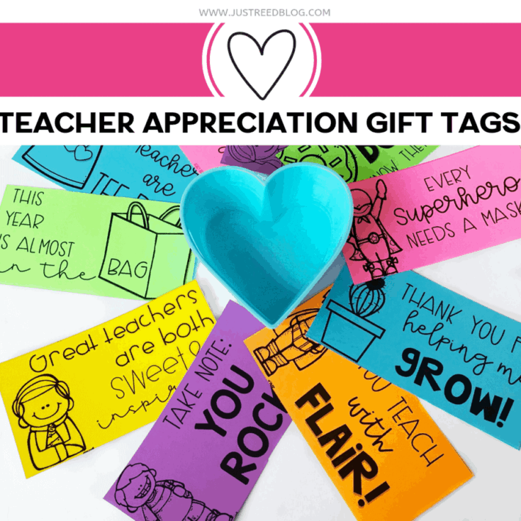 Image for FREE Printable Teacher Appreciation Gift Tags