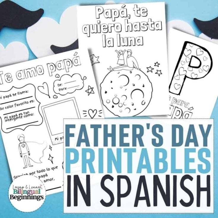 Image for Free Father’s Day Activities in Spanish for Preschoolers