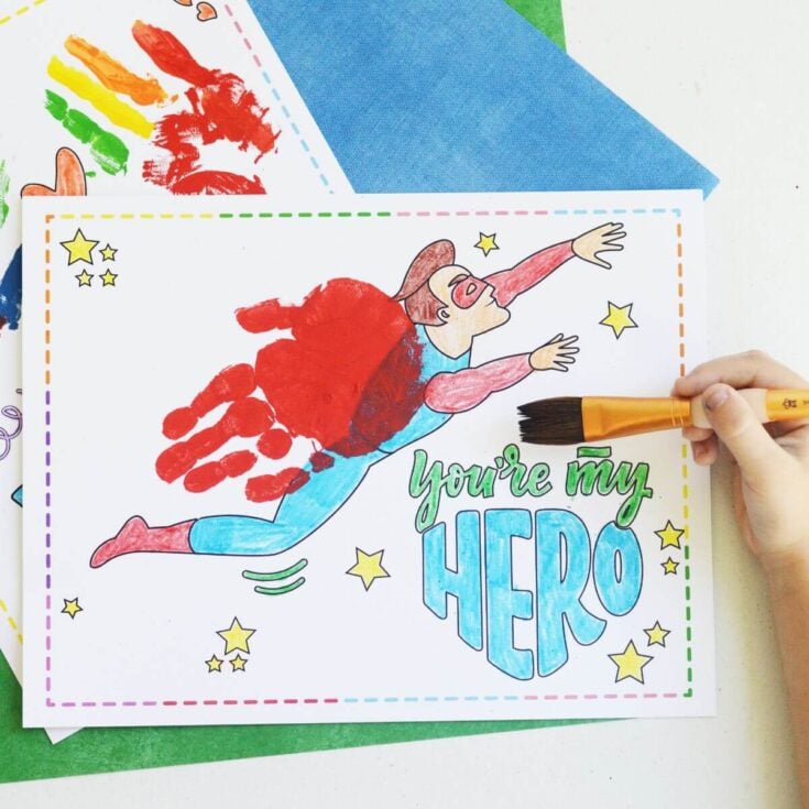 Image for Father's Day Handprint Art - Free Printables!