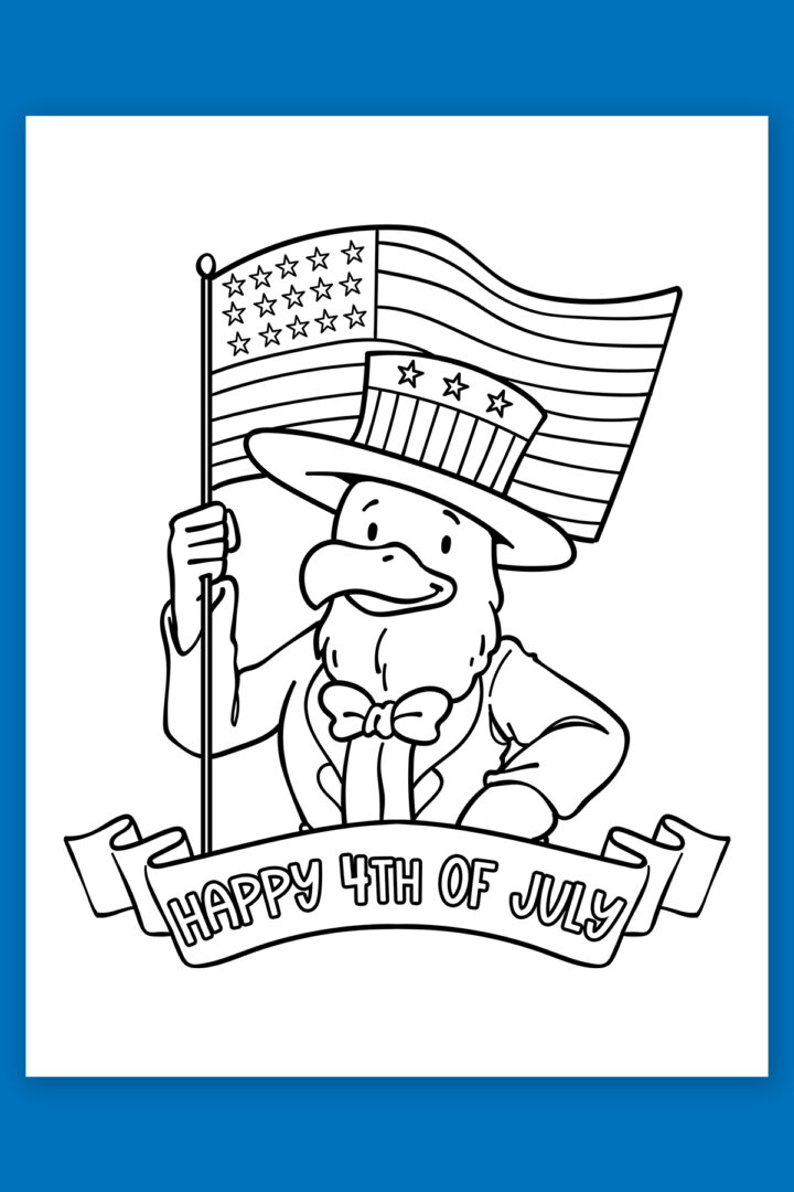 4th of July Coloring Pages Free Printables Instant Download