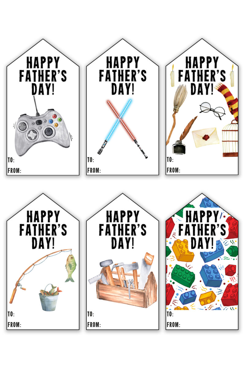 Happy fathers day tags printable example 3 Mom Envy