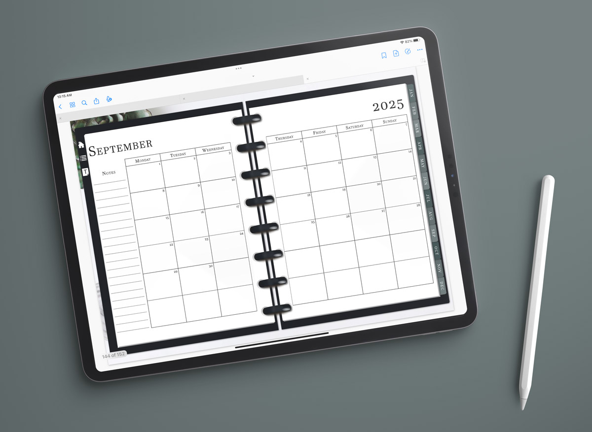 2025-Two-Page-Print-Calendar-Ipad - Mom Envy