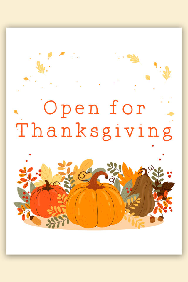 Free-Printable-Closed-for-Thanksgiving-Sign-Example-1 - Mom Envy