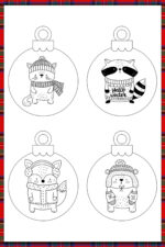 Free Printable Christmas Ornaments for Coloring