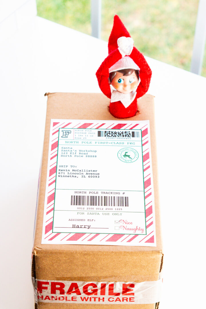free elf on the shelf mailing label 1 8 Mom Envy free elf on the shelf mailing label 1 8 Mom Envy