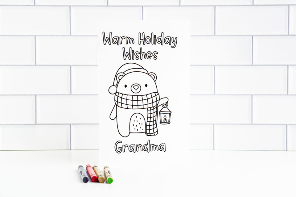 free-printable-christmas-cards-to-color-1-5 - Mom Envy