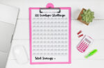 Free 100 Envelope Challenge Printable Chart to Save Money