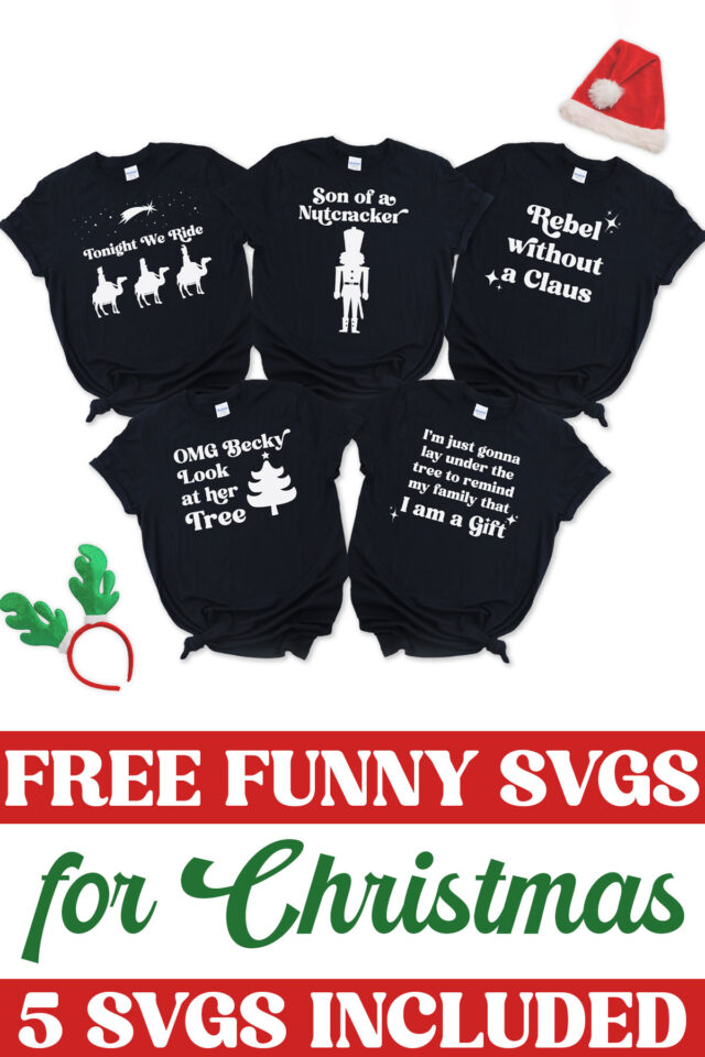 Free Funny Christmas SVG Files for Cut Projects