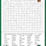 This is an example of one free words searches you can get from the Christmas word find printable set.