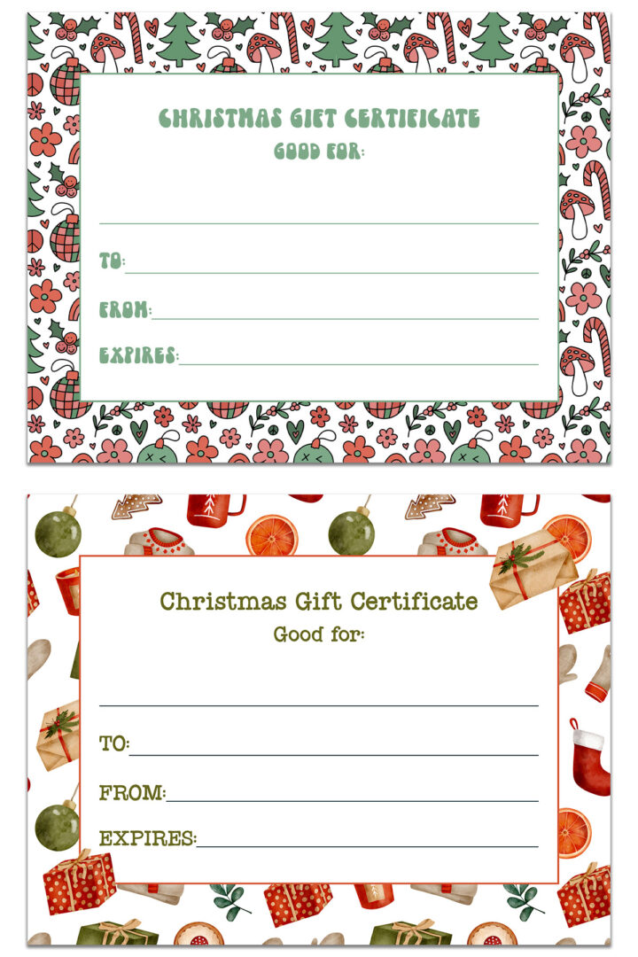 free-printable-christmas-certificates-for-gifts-example-2 - Mom Envy