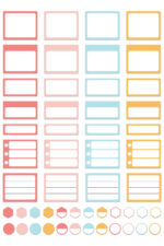 Free Back to School Planner Stickers: Printable &amp; Digital