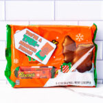 This is one of the free Christmas treat gift tags you can download in this post. It says, You’re a Tremendous Teacher. This version of the tag features the Reese’s Peanut Butter Tree. The tag is attached to a pack of Reese’s Peanut Butter trees.