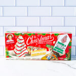 This is one of the free Christmas treat gift tags you can download in this post. It says, You’re a Tremendous Teacher. This version of the tag features the Little Debbie Christmas cake. The tag is attached to a box of Little Debbie Cakes.