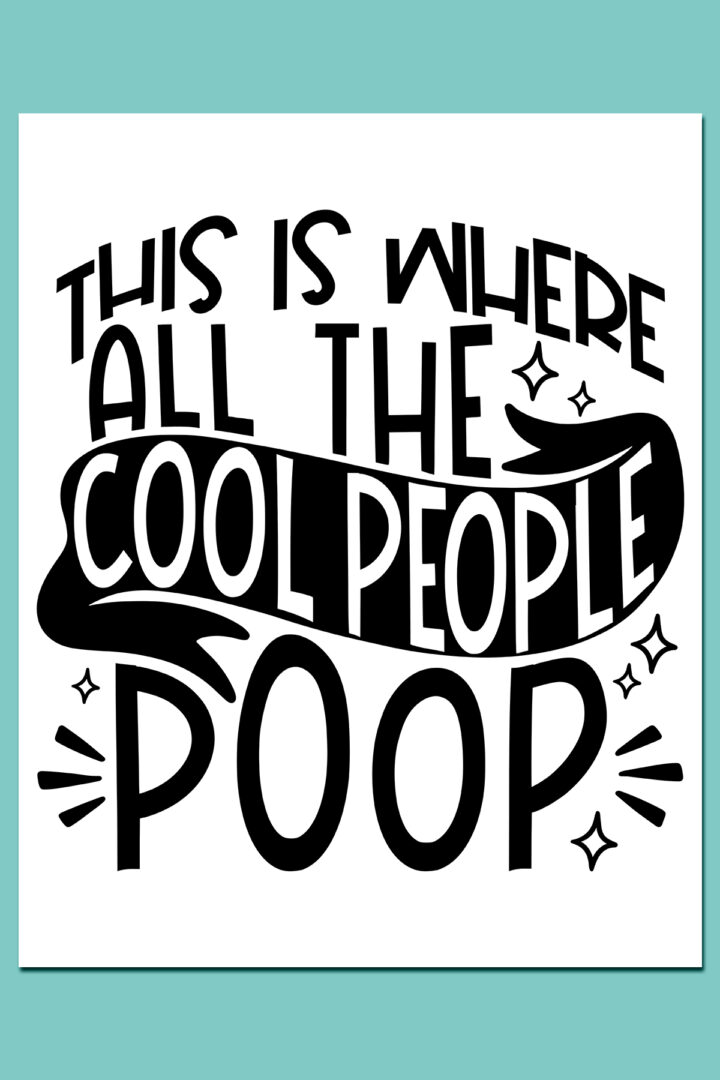 Free Printables Funny Bathroom Signs