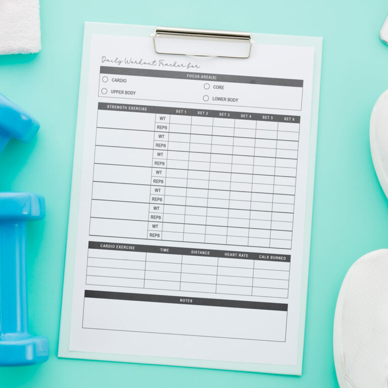 Exercise Routine Log Free Workout Log Printable Sheets: Daily, Weekly, & Monthly