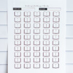 A printable “Reading Challenge: 50 Books” page featuring 50 blank open-book icons arranged in rows, with start and end date fields at the top.