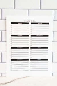 To-do list printable with &ldquo;Top Priorities&rdquo; and &ldquo;If There&rsquo;s Time&rdquo; sections.