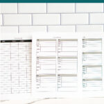 A Pinterest-style image showing three printable contact list pages in different styles displayed against a white subway-tile background. The top text reads “Free Printable Contact List” and the bottom reads “Multiple Styles.”